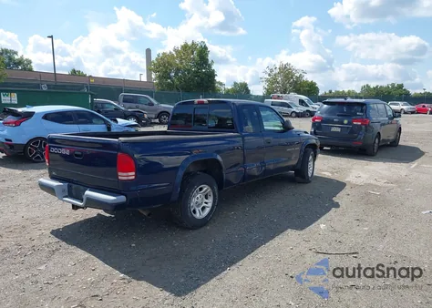 2002 Dodge Dakota Sport from USA, damaged, VIN 1B7GL32XX2S588899
